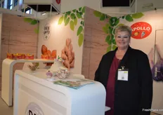 Asrid Walbeek was on hand at Pan United stand with ginger, garlic and sweet potatoes.